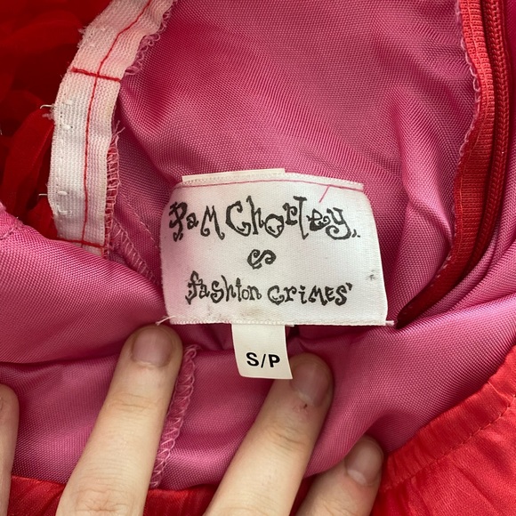 Vintage one of a kind silk prom dress - Picture 4 of 6